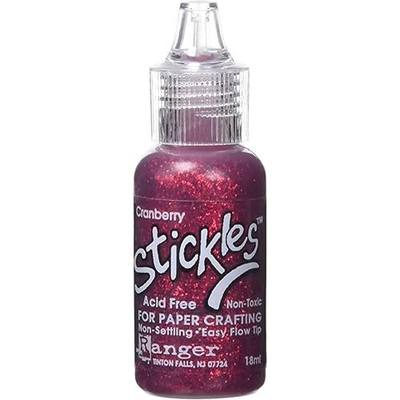 Cranberry Stickles Glitter Glue .5oz
