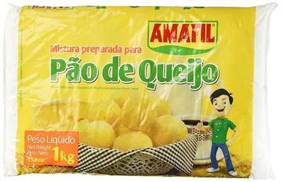 1 PACK Amafil - Quick cheese Bread - Mescla Preparada p/ Pan de Queso 1 Kg | Mistura Preparada p/ Pão de Queijo 1 Kg, 35.2 Ounce