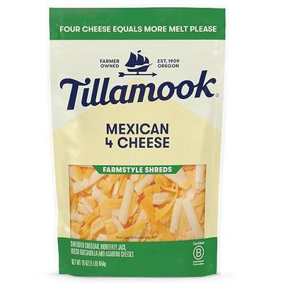 Tillamook Mexican 4 Cheese Blend Shredded, 16 OZ