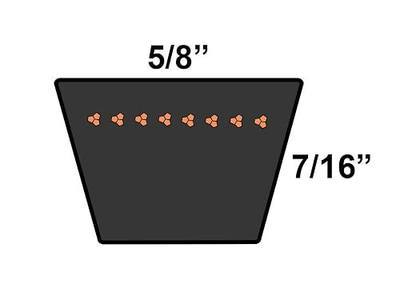 D&D DURA-Prime PowerDrive B65 or 5L680 5/8 x 68in V-Belt