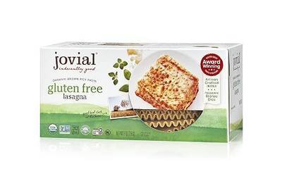 Jovial Organic Gluten Free Brown Rice Pasta, Lasagna, 9 Ounce