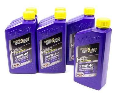 Royal Purple (36140-6PK HPS 10W-40 Synthetic Motor Oil with Synerlec Additive Technology - 1 Quart, (Case of 6)