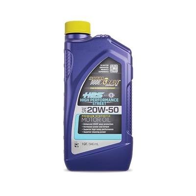 Royal Purple (36250-6PK HPS 20W-50 Synthetic Motor Oil with Synerlec Additive Technology - 1 Quart, (Case of 6)