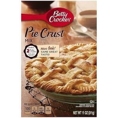 Betty Crocker Pie Crust Mix, 11oz Box (Pack of 6)