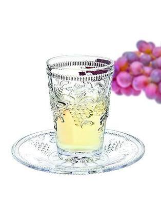 Crystal Kiddush Cup and Saucer