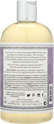 Deep Steep Bubble Bath, Lavender Chamomile, 17 Ounces