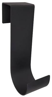1310B-2 Aluminum Pool Accessory Hooks Pair, Fits 1-1/4-Inch to 1-5/8-Inch Wide Fences, 10-Inch Long, Black