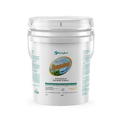 Benefect Botanical Broad Spectrum Disinfectant, 5 Gallon, Lemon & Spice Scent, Hospital Grade Disinfectant & Tuberculocide, Kills Over 99.99% of Germs, No Rinsing or Wiping Required