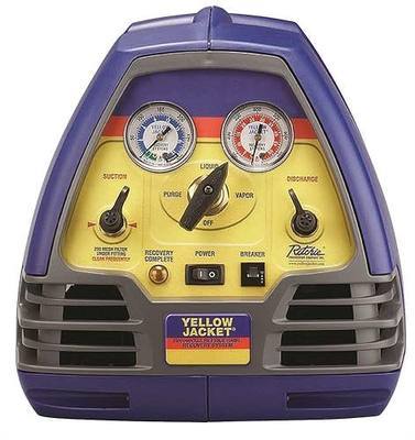 Yellow Jacket Refrigerant Recovery Machine,1/2 HP,115V 95760-1 Each