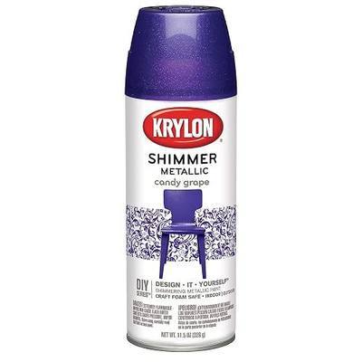 Krylon K03928000 Candy Grape Shimmer Metallic Paint, 11.5 ounces