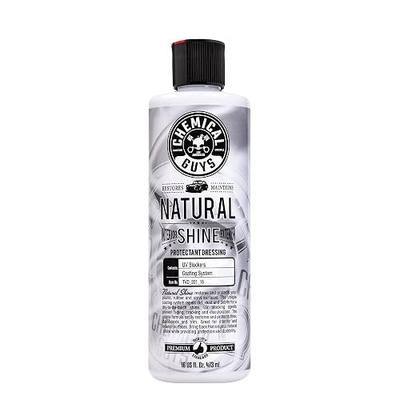 Chemical Guys, Natural Shine Satin Dressing, Plastic, Rubber & Vinyl, 16 oz | Leaves a low-key factory look, not a wet gloss, and dries without greasy residue or dashboard glare in the sun