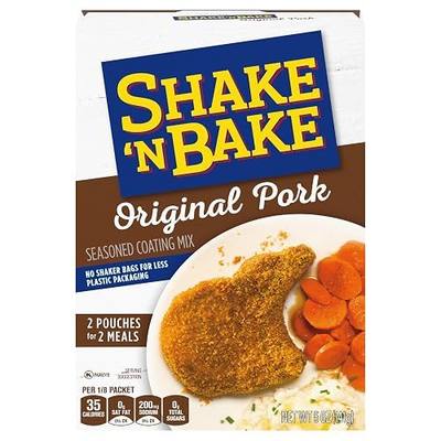 Kraft Shake N Bake Seasoned Coating Mix Box, Original Pork, 5.0 Ounce (Pack of 12)