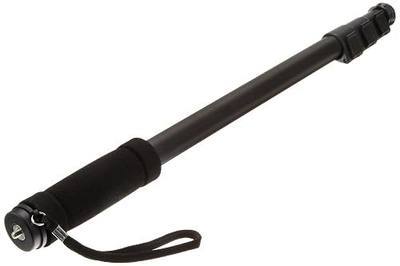 Amazon Basics 67-Inch Monopod for Camera, Extendable 4-Section, 6.6 lb Capacity, Rubber Foot, Carrying Bag, Black