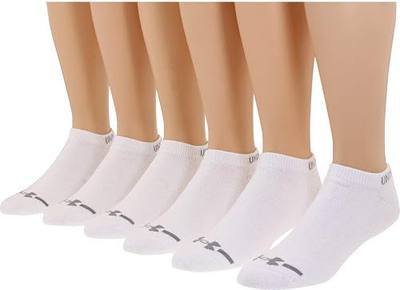 Under Armour Men's Charged Cotton No Show Socks