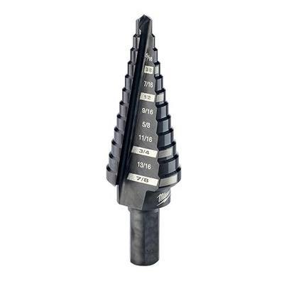 Milwaukee Electric Tool GIDDS2-2475506 Step Drill Bit, 3/16" to 7/8"