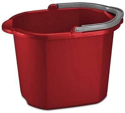STERILITE 11215806 16Qt Red Dua Spout Pail
