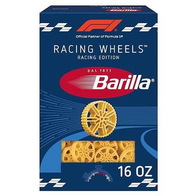 Barilla Racing Wheels Pasta, 16 oz. Box, Racing Edition Non-GMO Pasta, Made with Durum Wheat Semolina, Kosher Certified