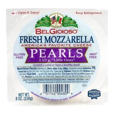 BelGioioso Fresh Mozzarella Pearls, 8 oz