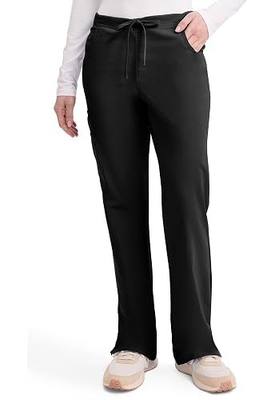 Dickies EDS Signature Scrubs for Women Flare Leg Cargo Pant 6 Pockets | Soft Brushed Cotton-Blend Fabric, Drawstring Elastic Waist and Six Pockets Add Comfort and Storage, with Easy Care for Shifts