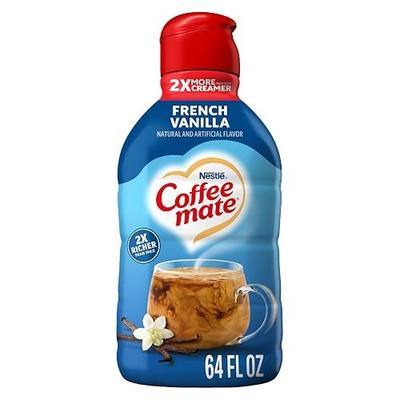 Coffee mate French Vanilla Flavored Coffee Creamer, Non-Dairy, Gluten-Free, Liquid Creamer for Coffee, Cholesterol Free, 126 Servings | Non-dairy gluten-free liquid coffee creamer; French vanilla; 126 servings