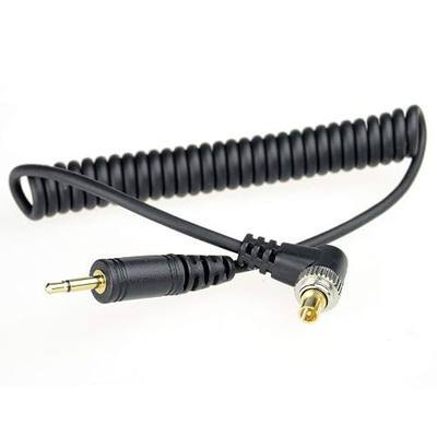 2.5mm to Male Flash PC Sync Cable Cord with Screw Lock