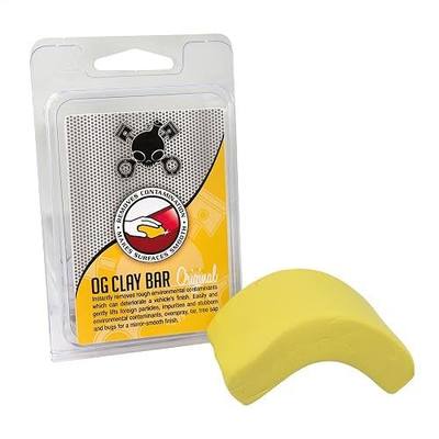 Chemical Guys, OG Light Duty Clay Bar for Paint Prep & Decon, Yellow, 100 g | Light-duty clay bar lifts light overspray, fallout and bonded grime from paint and glass, prepping for wax