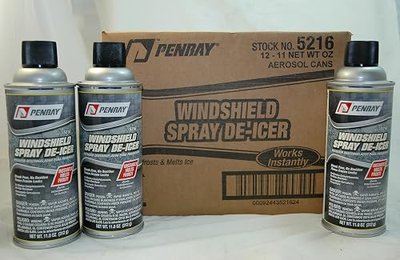 Penray 5216 Windshield Spray De-Icer - 11.0-Ounce Aerosol Can