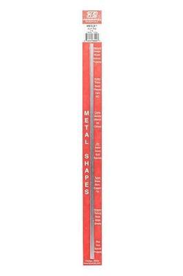 K&S Precision Metals Round Aluminum Rod 83041 – 1/16" OD x 12" Long – DIY Crafts, Machining, Fasteners, Electrical, Made in USA, 3 Rods