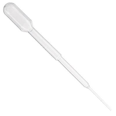 Globe Scientific 134020-400 LDPE Fine Tip Transfer Pipet, Non-Sterile, 104mm Length, 1.5mL Capacity (Box of 400)