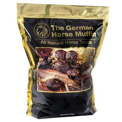 Inc. German Horse Muffin for All Natural Horse Sweets, 6 Pounds | 6 lb package of all-natural German Horse Muffins provides convenient treats for rewarding horses during training.