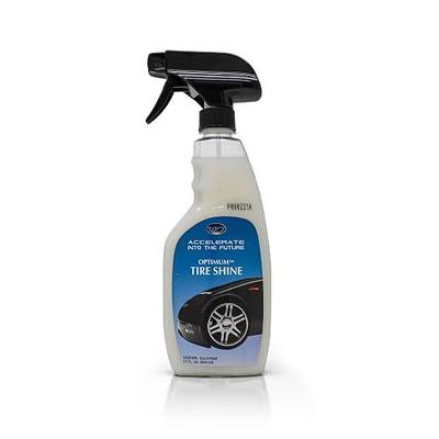 Optimum Tire Shine – Sling Free Tire Dressing; Long Lasting Tire Shine; Water Based Tire Gel Spray; Vinyl, Plastic, Tire and Trim Dressing; Great for Tire Shine and Vinyl Trim Care (17 Oz)