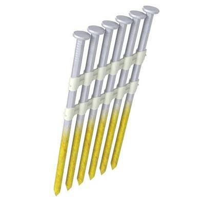 Grip-Rite 21 Degree Framing Nails - Exterior Galvanized Nails for Wood-To-Wood Framing Projects - Plastic Strip Collated Fastener - Round Head - Smooth Shank - 3-1/4" x .131" - 1000 Count - GR034HG1M