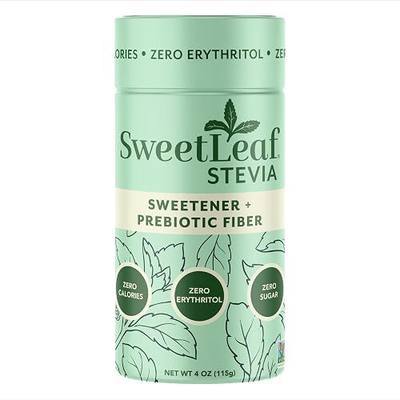 SweetLeaf Stevia Powder Shaker Jar, Sugar Free - 4 Oz, 1 Pack | Zero Calorie Sweetener No Erythritol, Stevia Leaf Extract, Natural Sugar Substitute for Coffee & Baking