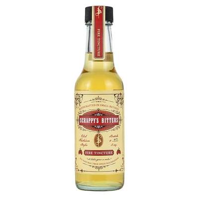 Scrappy's Bitters - Fire Tincture, 5 oz - Organic Ingredients, Finest Herbs & Zests, No Extracts, Artificial Flavors, Chemicals or Dyes. Made in the USA! | Organic Ingredients, Finest Herbs & Zests, No Extracts, Artificial Flavors, Chemicals or Dyes, Made in the USA