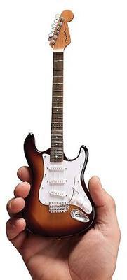 Officially Licensed Mini Sunburst Fender Strat Guitar Replica