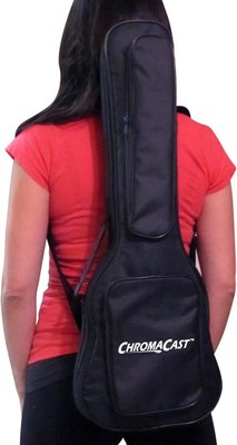 ChromaCast Ukulele Case, Soprano Size Ukulele Gig Bag w 10 Mil Padding
