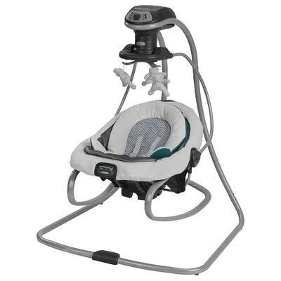 Graco DuetSoothe Swing and Rocker with Removable Swing Seat and 6 Swinging Speeds for Toddler Swing Seat and Swing Chair