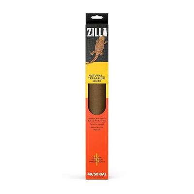 Zilla Reptile Terrarium Bedding Substrate Floor Liner, Brown, 30BR/40BR/50/65G, 17.25" x 35.25" | 30BR/40BR/50/65G, 17.25"x35.25"