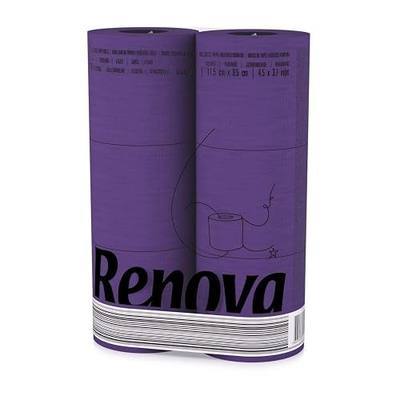 Renova Purple Toilet Paper(Pack of 6)