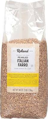 Roland Foods Italian Farro, Pearled, 3 Pound (Pack of 4)
