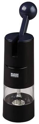 Kuhn Rikon Adjustable Ratchet Grinder with Ceramic Mechanism for Salt, Pepper and Spices, 8.5 x 2.25 inches, Black
