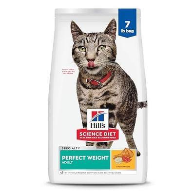Hill's Science Diet Adult Perfect Weight Dry Cat Food | #1 Veterinarian Recommended, Chicken Recipe, 7 lb. Bag