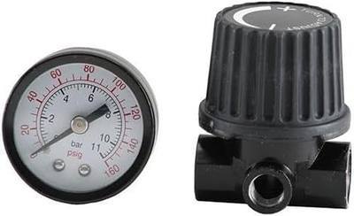 Bostitch BTFP72326 Regulator and Gauge Kit, 1/4-Inch NPT Thread | 1/4-Inch NPT Thread