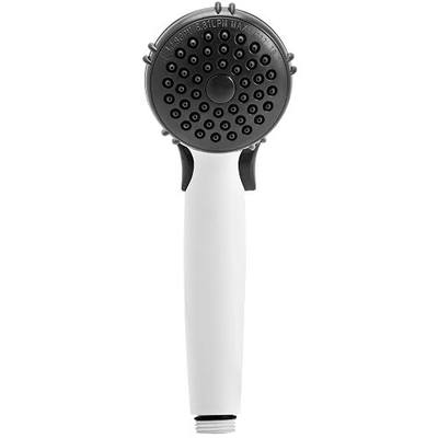 Dura Faucet DF-SA400-WT RV Handheld Shower Wand (White) | RV handheld shower wand with water-saving control. Fits standard RV shower hoses. White finish.