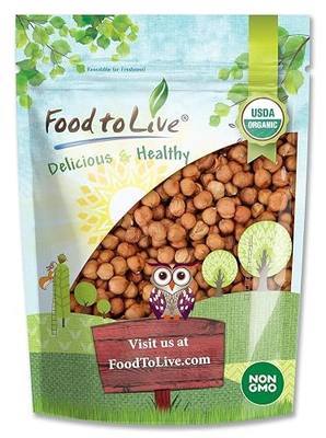 Food to Live Organic Hazelnuts, 1 Pound – Non-GMO, Raw Filberts, Whole, Shelled, Unsalted, Kosher, Vegan, Bulk. Crunchy, Wholesome Snack. Great for Baking, Trail Mixes