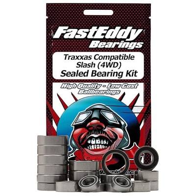 FastEddy Bearings Compatible with Traxxas Slash (4WD) Sealed Bearing Kit
