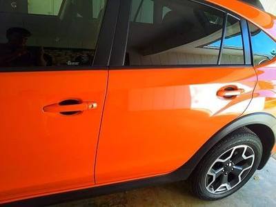 Fits Subaru Auto Accessory Door Handle Trim Molding Scratch Cover Guards Carbon Fiber 4 Door Pack