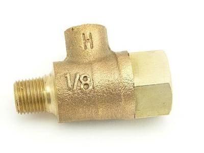 Wilkins 1/8" Male x 1/4" Female Test Cock TCS-18