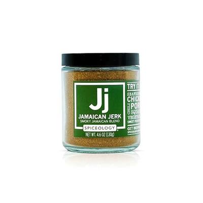 Spiceology Jamaican Jerk Seasoning, 4.6 oz | BBQ Rubs, Spice Blends and Seasonings