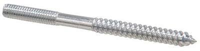 Hillman 4317 8-32 x 2 In. Hanger Bolt (20-Pack),Zinc